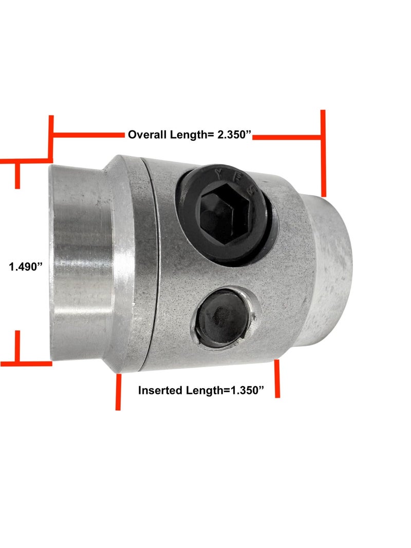 UTVDistribution Heavy Duty Universal Tube Connector Fabrication Bungs 1 3/4"x .095 & .120 wall Tube - Image 2